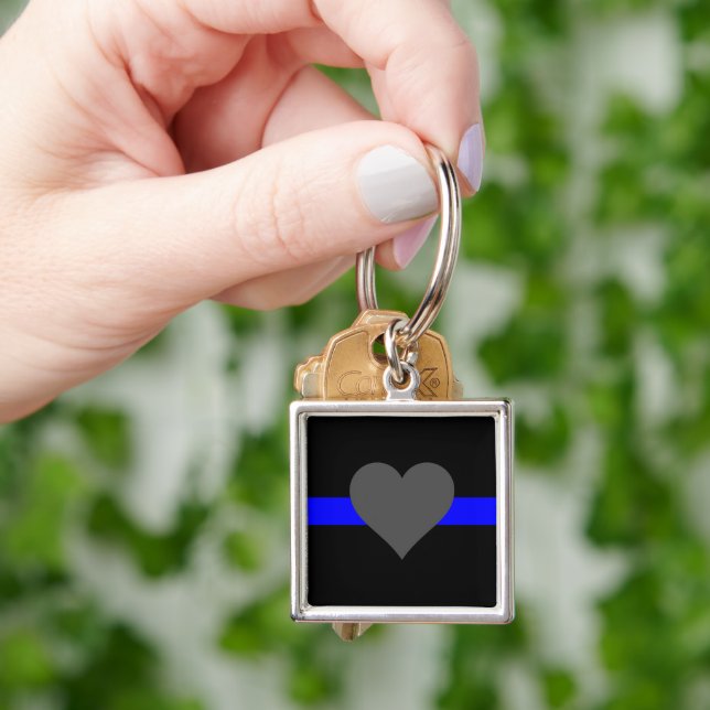 Chaveiro Linha Azul Fino - Para Aqueles Que Servem (Mão)