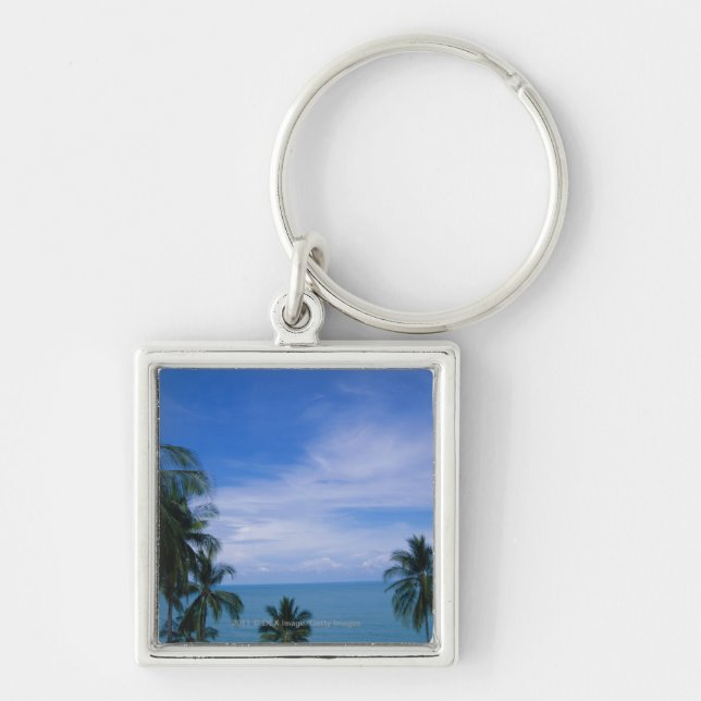 Chaveiro Linha costeira vibrante (Frente)