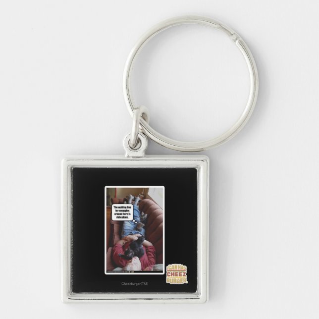 Chaveiro Linha de espera para snuggles (Frente)