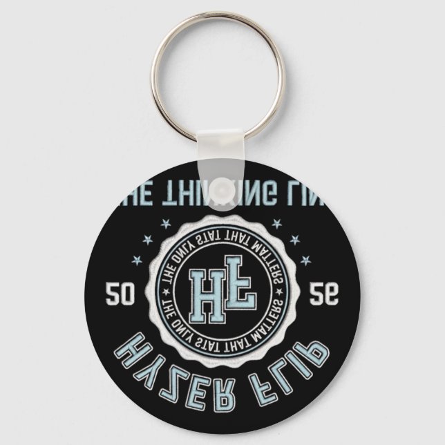 Chaveiro Linha de Pensamento Hyzer Flip Crista de Golfe de  (Frente)