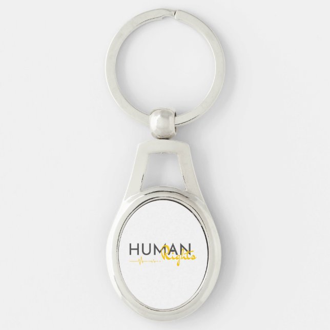 Chaveiro Linha de vida dos direitos humanos (Frente)