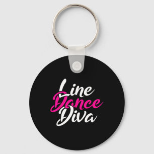 Chaveiro Linha do País Ocidental Dançando Diva Mulheres na