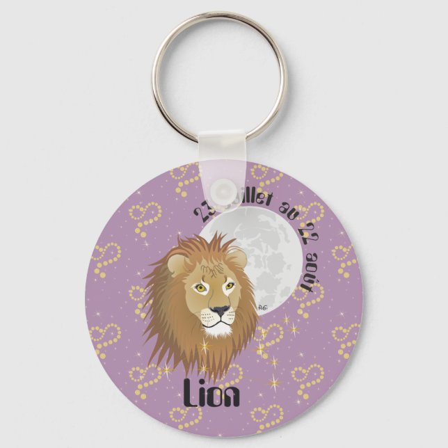 Chaveiro Lion 23 juillet août au 22 Clés (Frente)