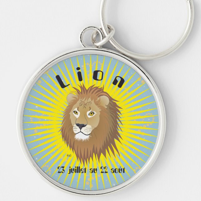 Chaveiro Lion 23 juillet au 22 août Porte-clés (Frente)