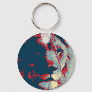 Chaveiro Lion de pop Art