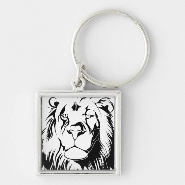 Chaveiro Lion Tribal 002 (Frente)