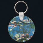Chaveiro Lírios de Claude Monet, Impressionismo venenoso<br><div class="desc">Waterlily (1914), de Claude Monet, é uma pintura impressionista de arte natural. Uma das muitas variações das pinturas florais de lírio-d'água que Monet pintou pelo lago em seu jardim floral em Giverny, França. Sobre o artista: Claude Monet (1840-1926) foi o fundador do movimento de pintura impressionista francês, com a maioria...</div>