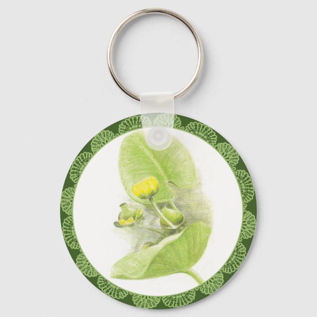 Chaveiro Lírios de flores (Frente)