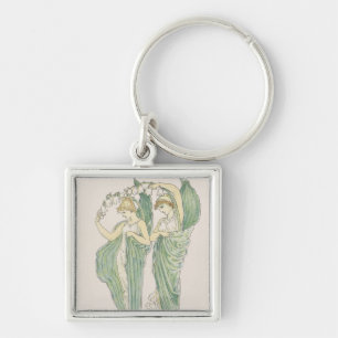 Chaveiro Lírios do vale, do banquete da flora, 1901 (colo