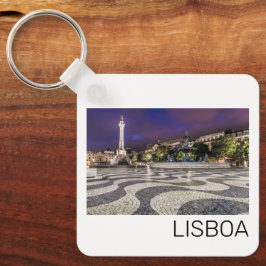 Chaveiro Lisboa Portugal Rossio Square Holiday Souvenir