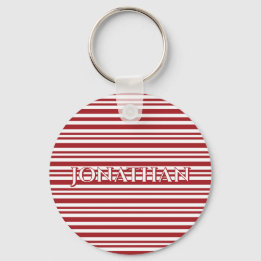 Chaveiro Listras de Bastão de Natal