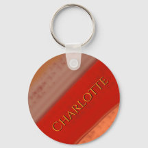 Listras de Pêssego Terracota Nome Personalizado