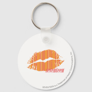 Chaveiro Listras finas alaranjadas