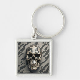 Chaveiro LITE EXISTENCIAL Memento Mori Camo Skull