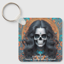 Chaveiro LITE EXISTENCIAL Memento Mori Femme Crânio