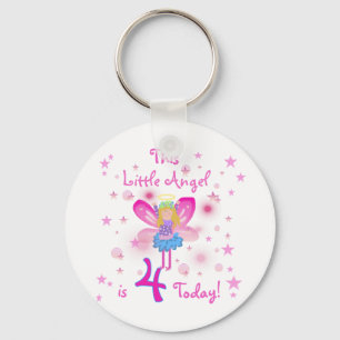 Chaveiro Little Angel 4th Birthday T-shirts e presentes