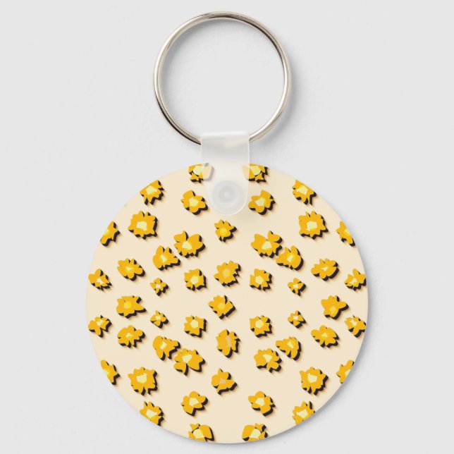 Chaveiro Little Flowers. (Frente)