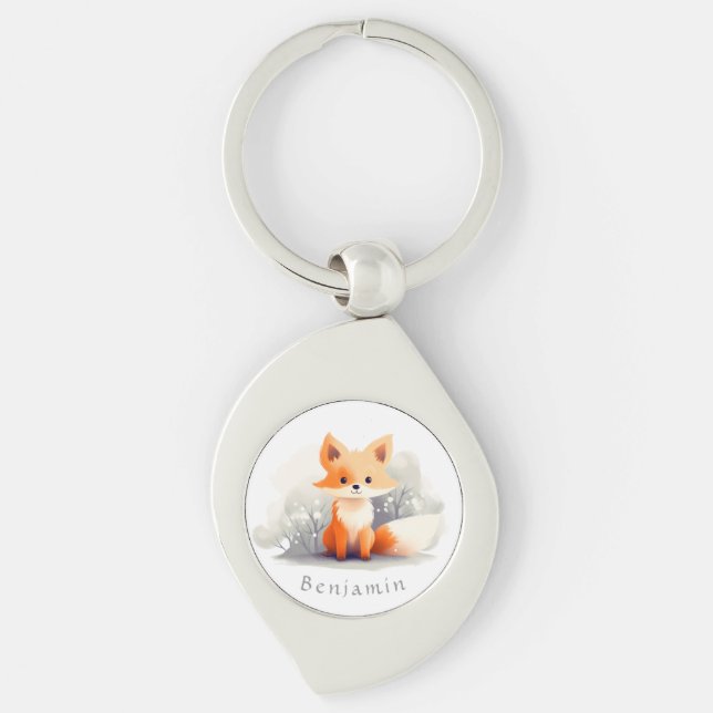 Chaveiro Little fox in winter (Frente)