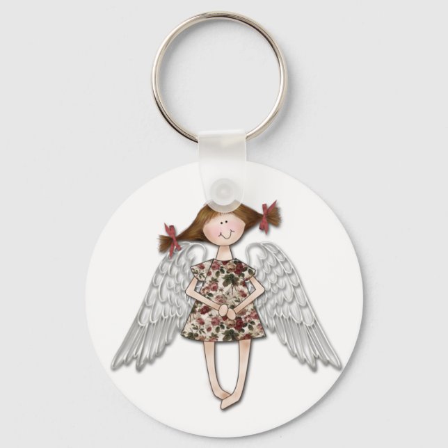 Chaveiro Little Girl Angel (Frente)