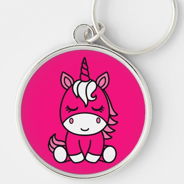 Chaveiro Little Girls Unicorn Pony (Frente)