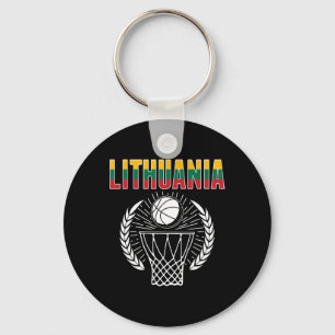 Chaveiro Lituânia Bysketbyll Fans Jersey