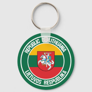 Chaveiro Lituânia Round Emblem