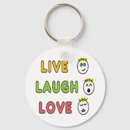Chaveiro Live Laugh Love