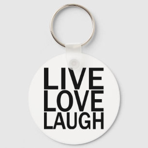 Chaveiro Live Love Laugh