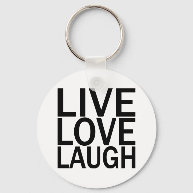 Chaveiro Live Love Laugh (Frente)