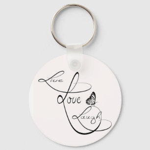 Chaveiro Live Love Laugh