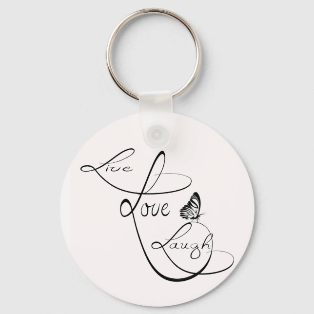 Chaveiro Live Love Laugh (Frente)