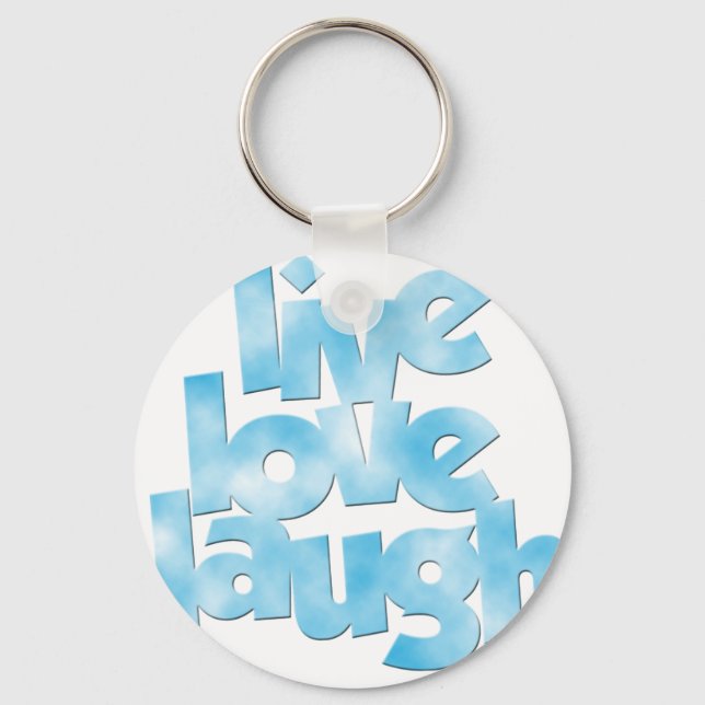 Chaveiro Live Love Laugh Keychain (Frente)