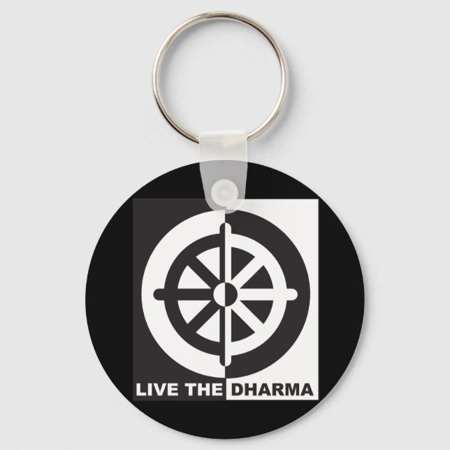 Chaveiro Live the Dharma (Frente)