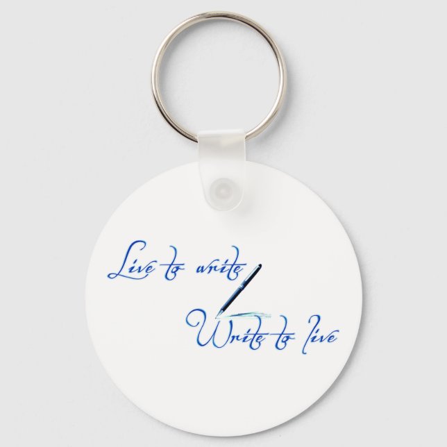 Chaveiro Live to Write Keychain (Frente)