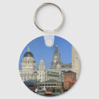Liverpool city skyline, Inglaterra, Reino Unido
