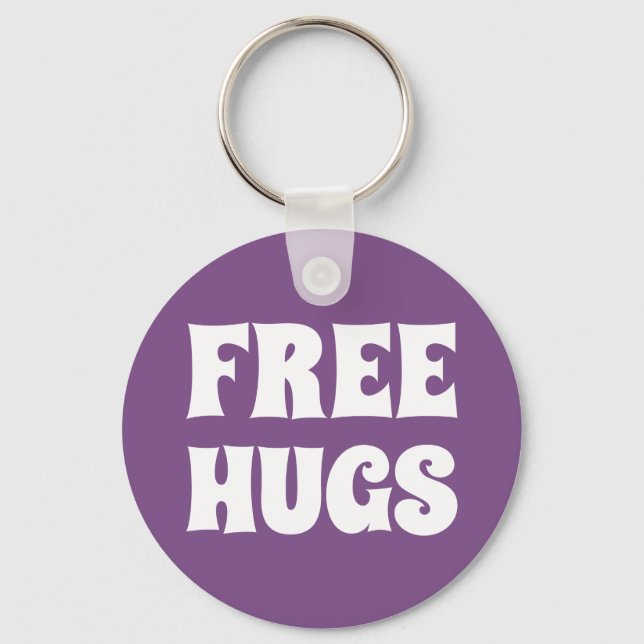 Chaveiro livre do botão dos abraços (Frente)