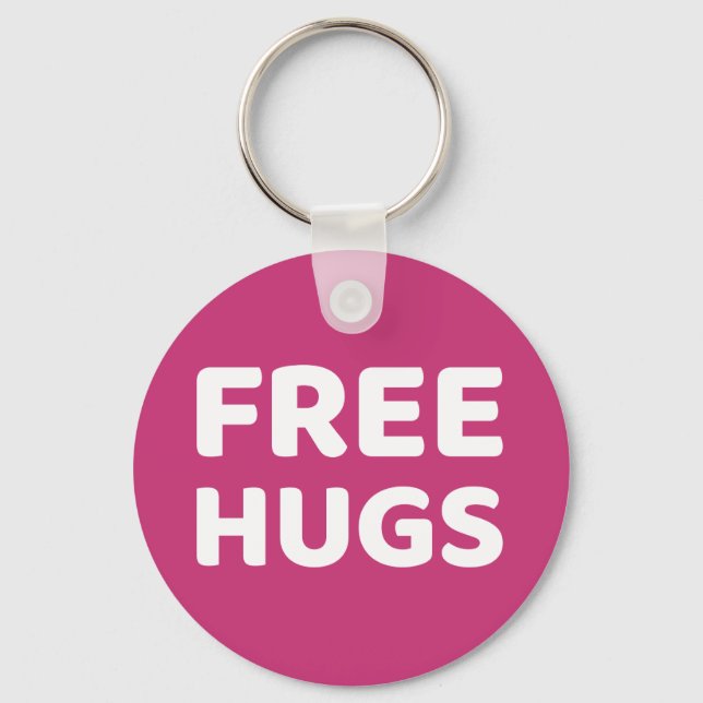 Chaveiro livre do botão dos abraços (Frente)