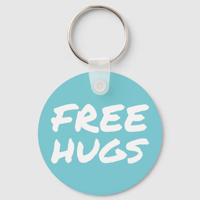 Chaveiro livre do botão dos abraços (Frente)