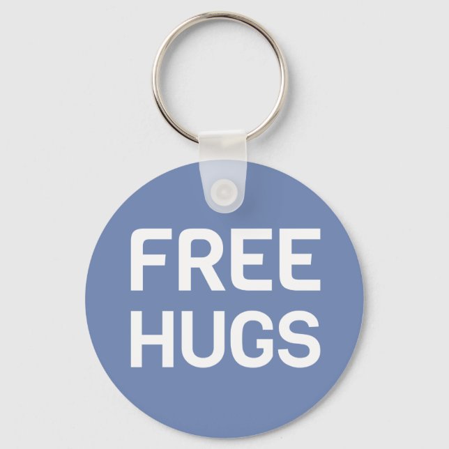 Chaveiro livre do botão dos abraços (Frente)