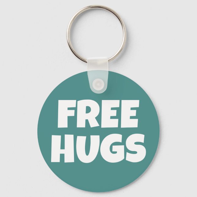 Chaveiro livre do botão dos abraços (Frente)