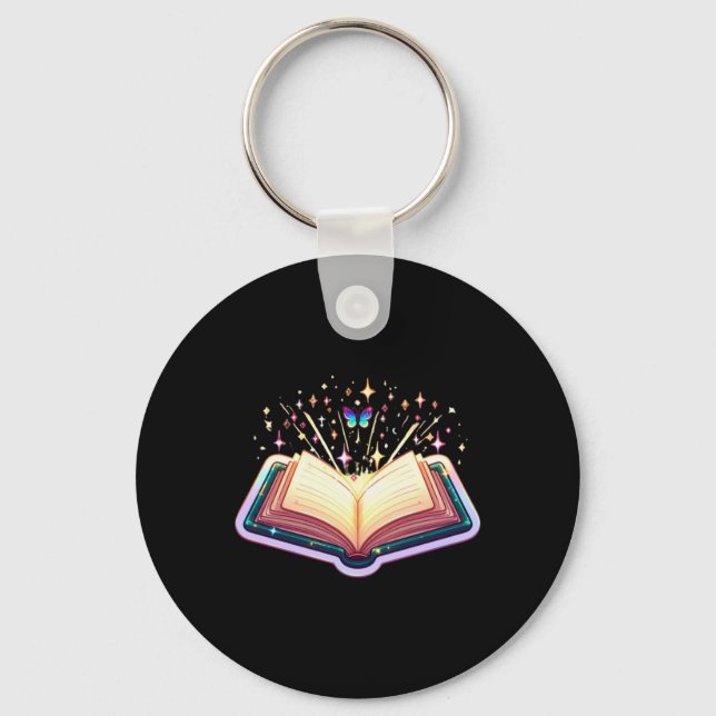 Chaveiro Livro Arco-íris (Frente)