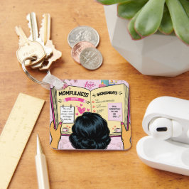 Chaveiro Livro de Receitas de Plenitude Materna Arte de Qua