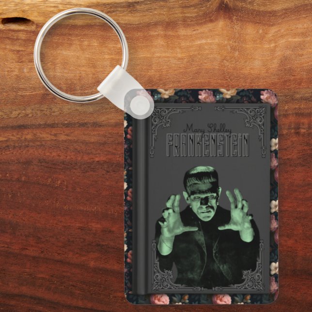 Chaveiro Livro Frankenstein de Mary Shelley (Frente)