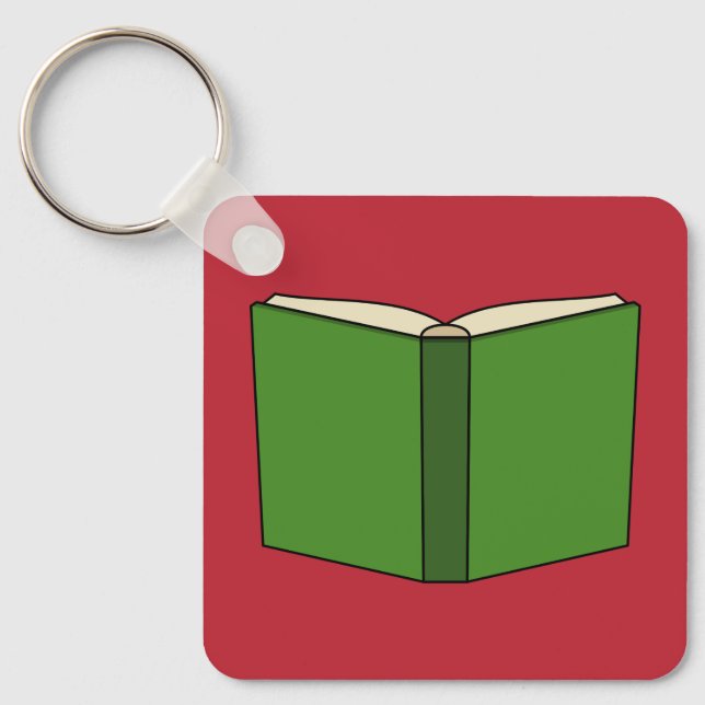 Chaveiro Livro Verde de Desenho Animado (Frente)