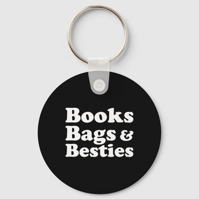 Chaveiro Livros Bolsas &amp; Besties De Volta À Diversão Es (Frente)