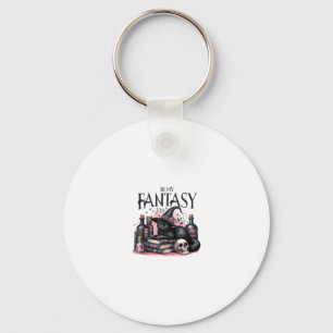 Chaveiro Livros de Feitiços de Gato Preto de Halloween Rosa