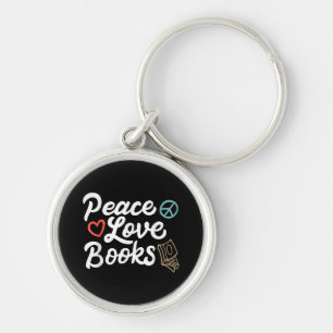 Chaveiro Livros de Paz Geeky e Leitura Gota