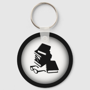 Chaveiro Livros e óculos