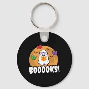 Chaveiro Livros Ghost Boo Ler Biblioteca Livros Gift Divert