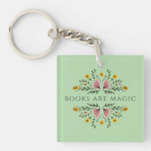 Livros são Magia Caderno Verde Literário
